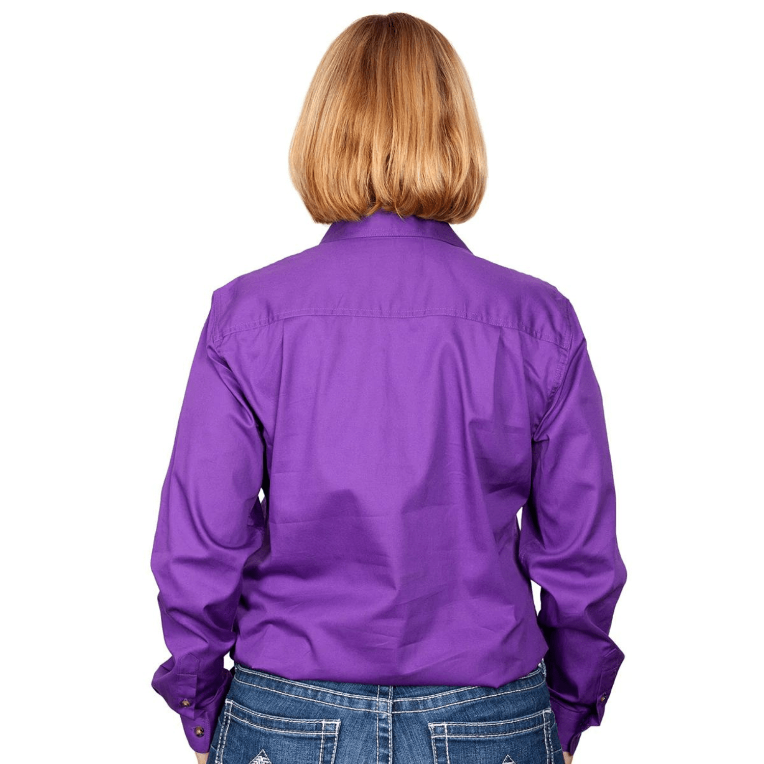 Just Country Womens Jahna Half Button Workshirt - Saddleworld Devonport
