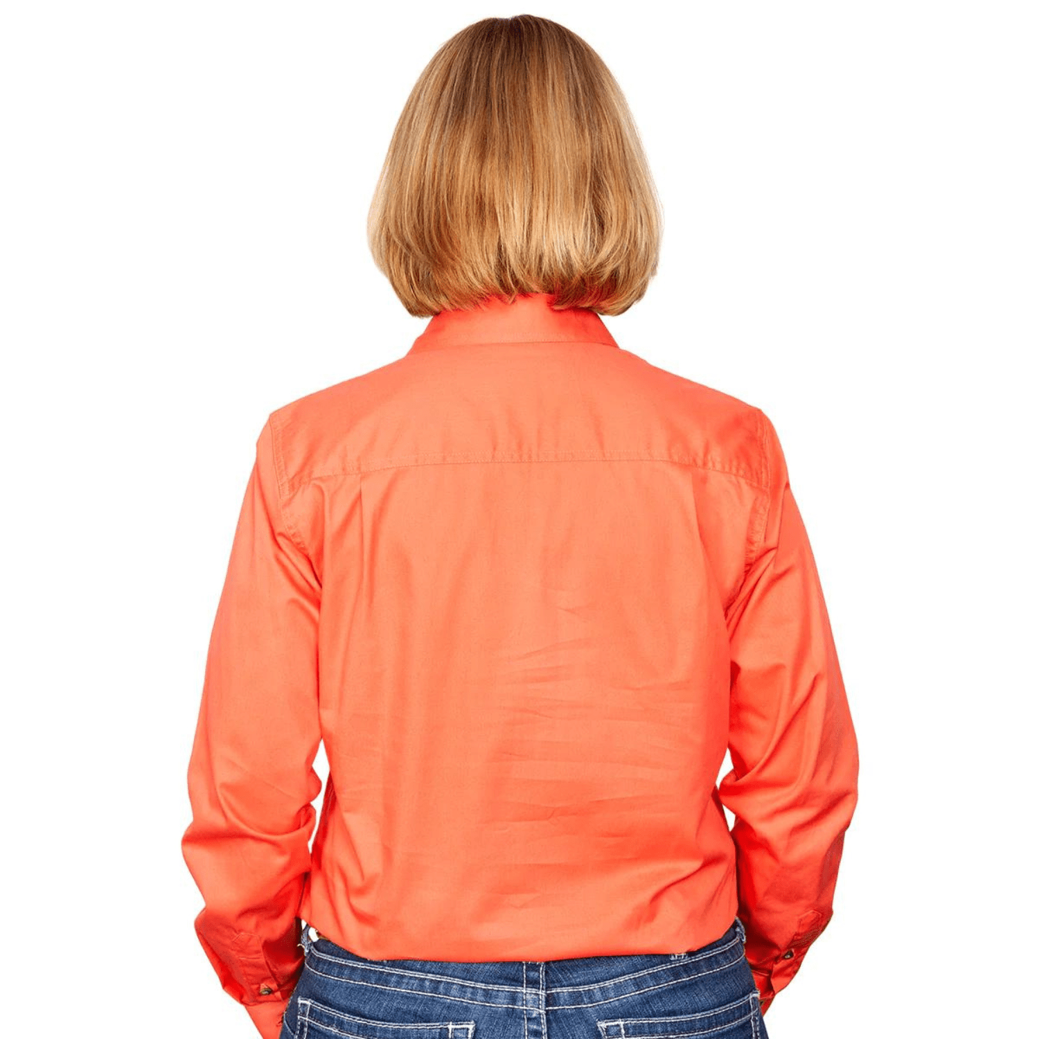 Just Country Womens Jahna Half Button Workshirt - Saddleworld Devonport