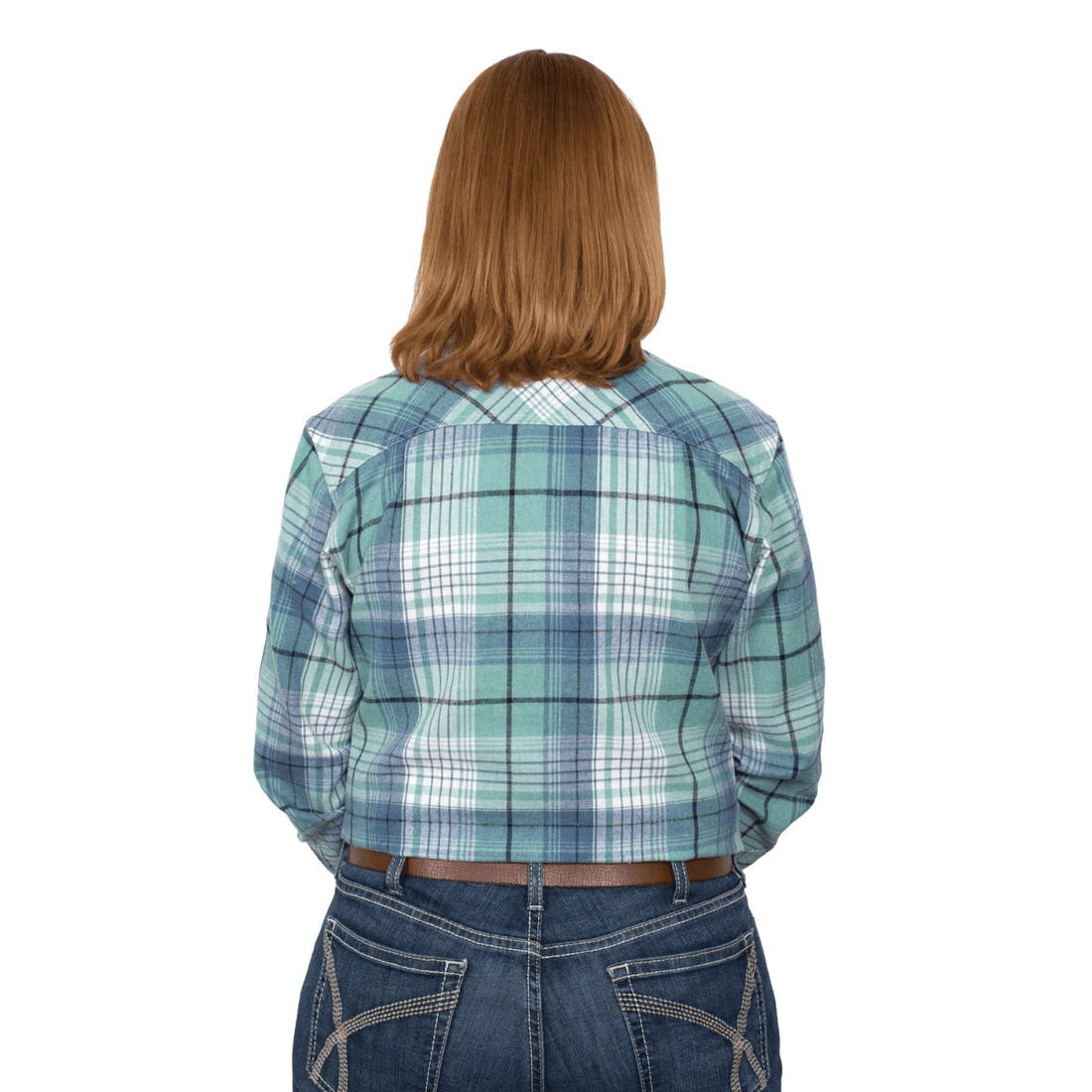 Just Country Womens Jahna Half Button Workshirt - Saddleworld Devonport