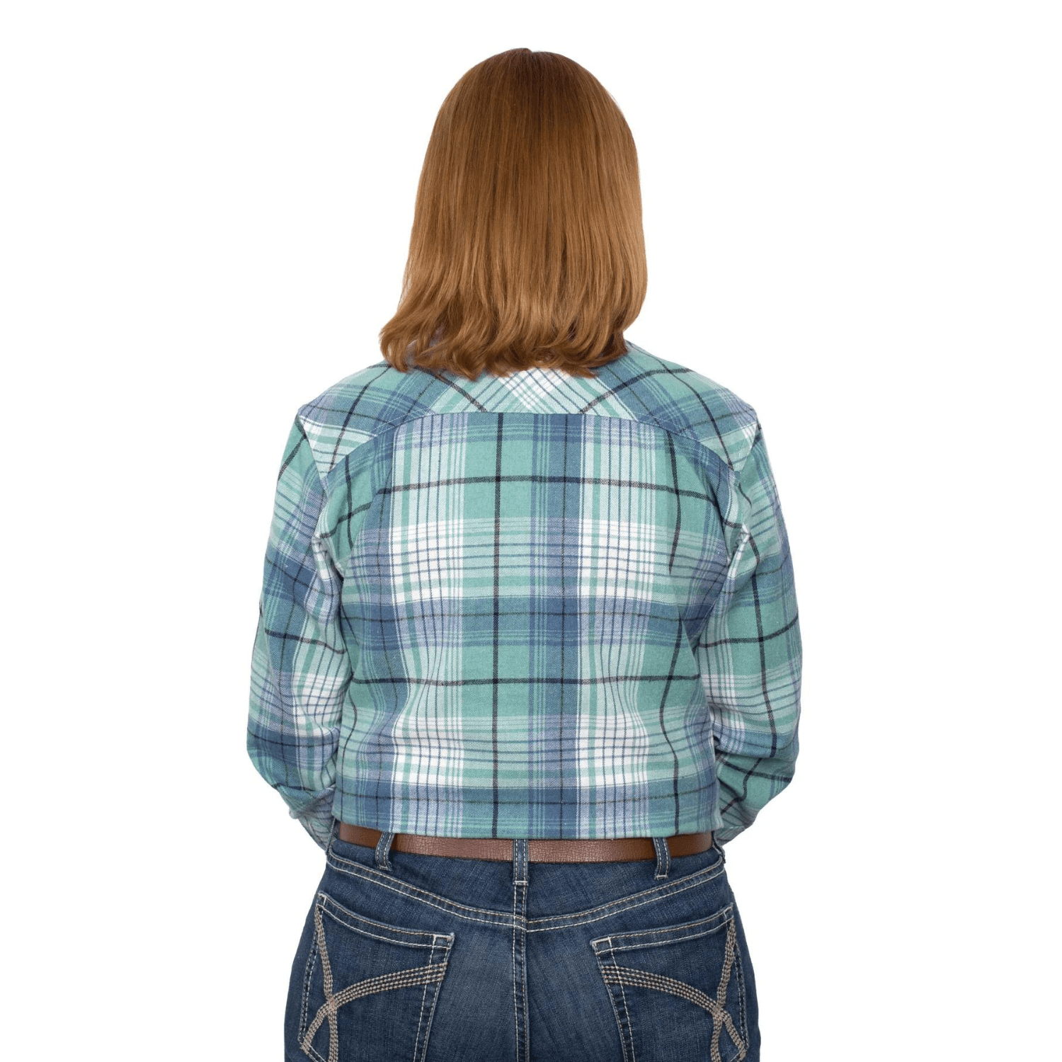 Just Country Womens Jahna Half Button Workshirt - Saddleworld Devonport