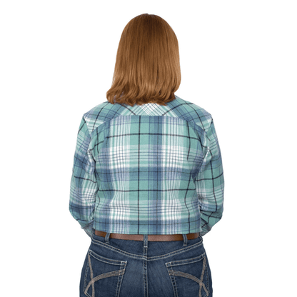 Just Country Womens Jahna Half Button Workshirt - Saddleworld Devonport