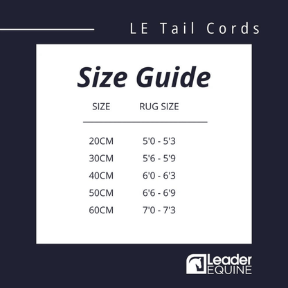 Leader Equine Wipe Clean Tail Cord - Saddleworld Devonport