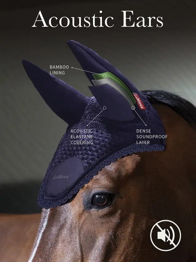LeMieux Essence Acoustic Fly Hood - Saddleworld Devonport