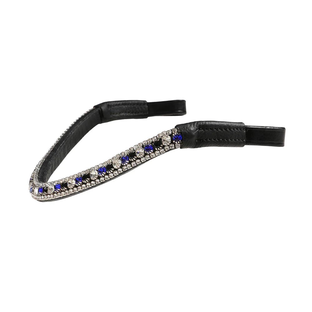 Lumiere Blue crystal browband - Saddleworld Devonport