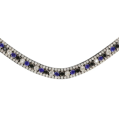 Lumiere Blue crystal browband - Saddleworld Devonport