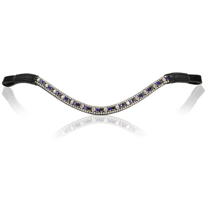 Lumiere Blue crystal browband - Saddleworld Devonport
