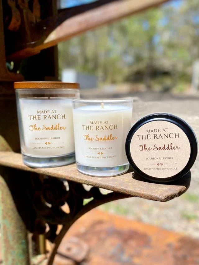 Made at the Ranch Candle with Box - The Saddler