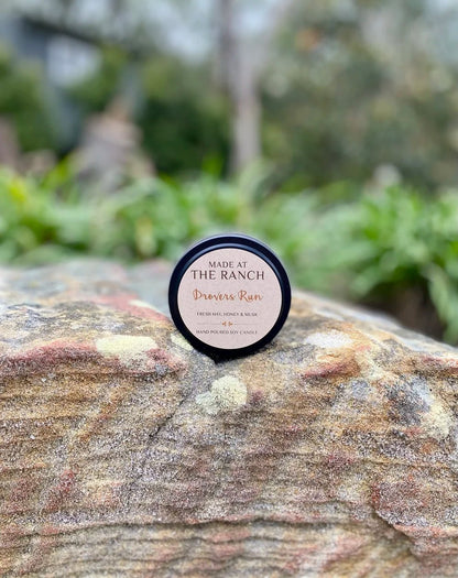 Made at the Ranch Soy Candle - Drovers Run - Saddleworld Devonport