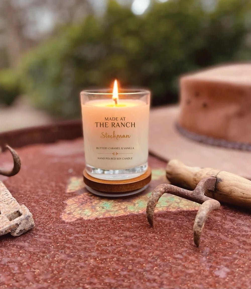 Made at the Ranch Soy Candle - Stockman - Saddleworld Devonport