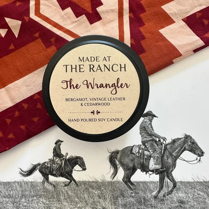 Made at the Ranch Soy Candle - The Wrangler - Saddleworld Devonport
