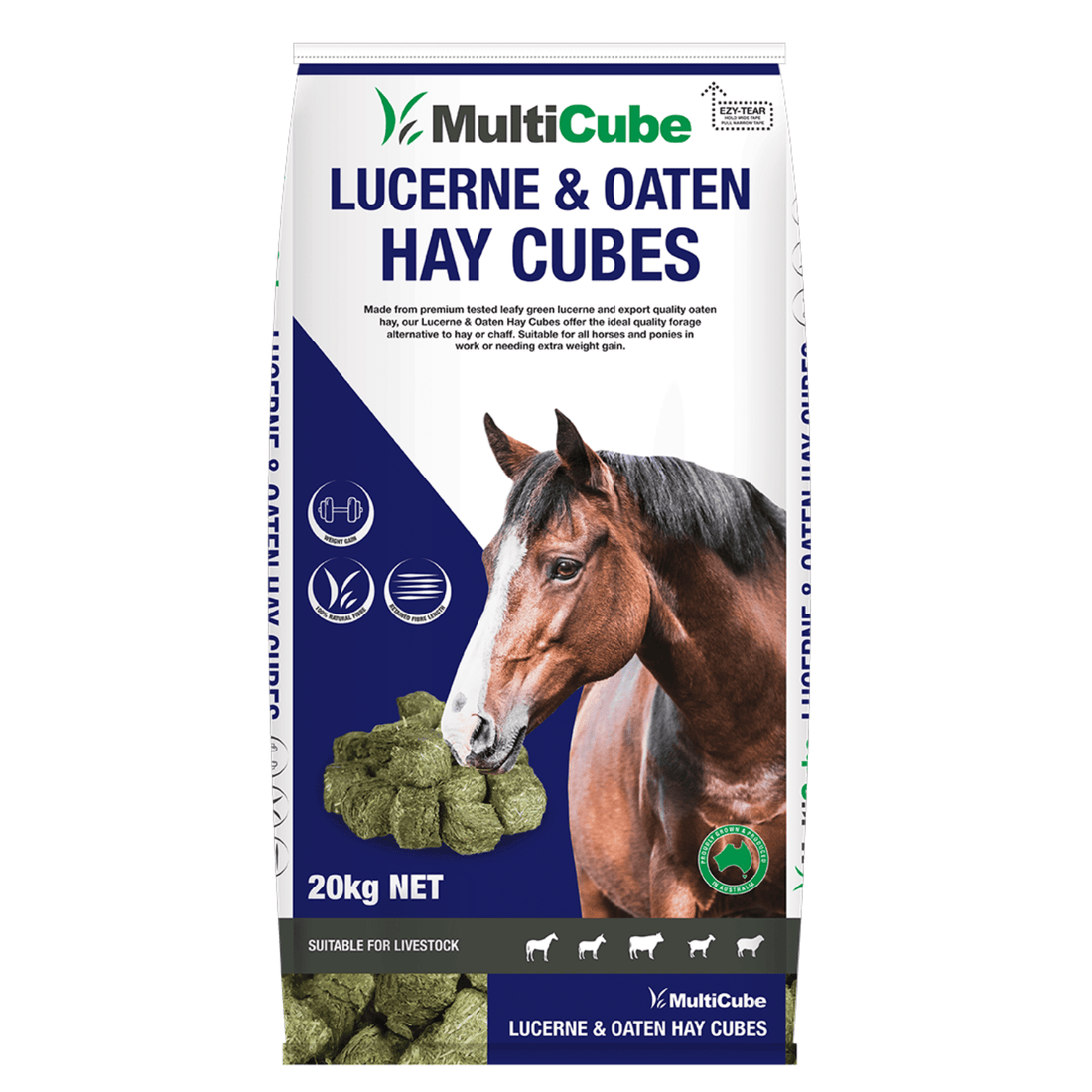 MultiCube Lucerne &amp; Oaten Cubes - Saddleworld Devonport