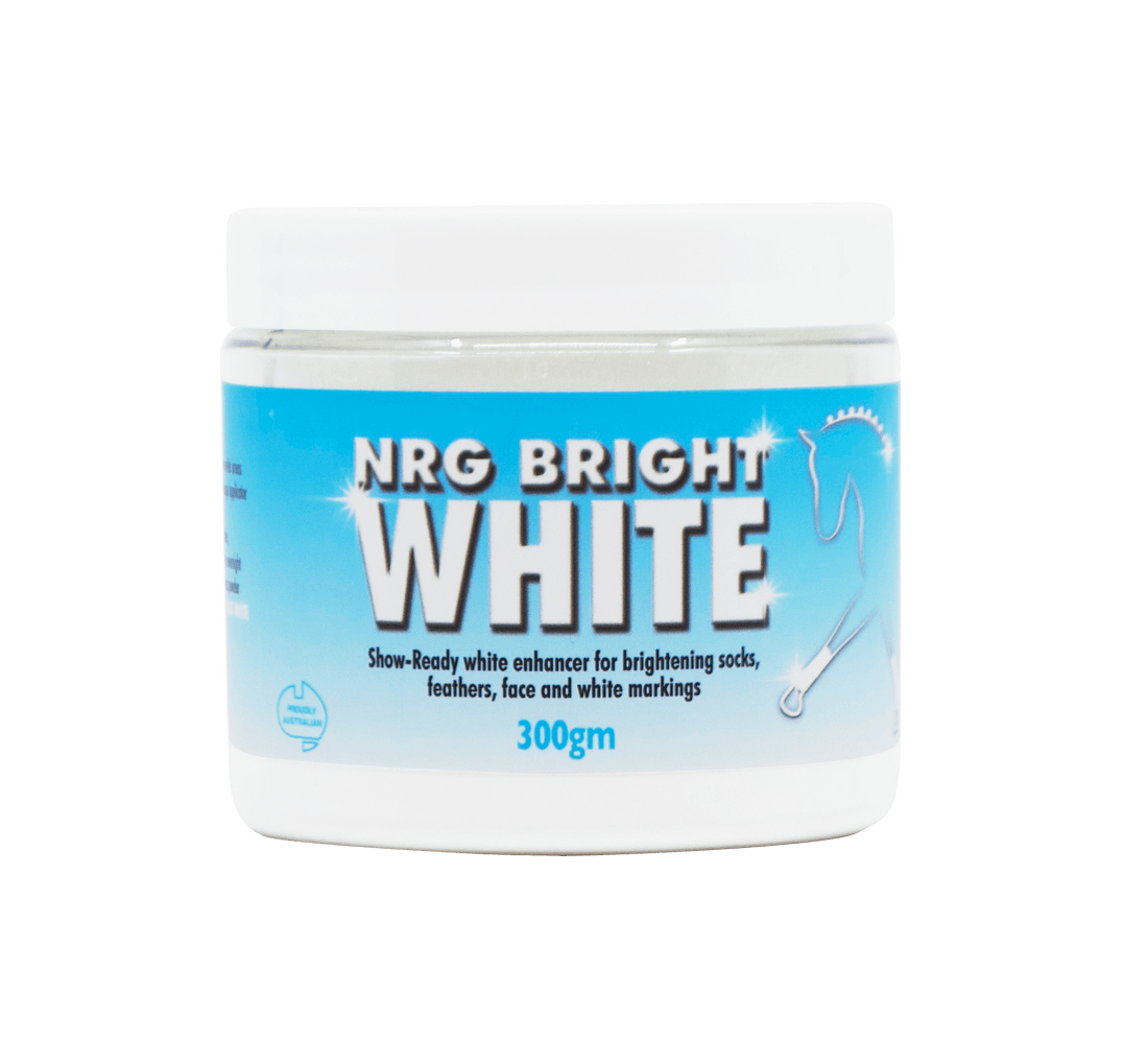 NRG Bright White Powder 300ml - Saddleworld Devonport