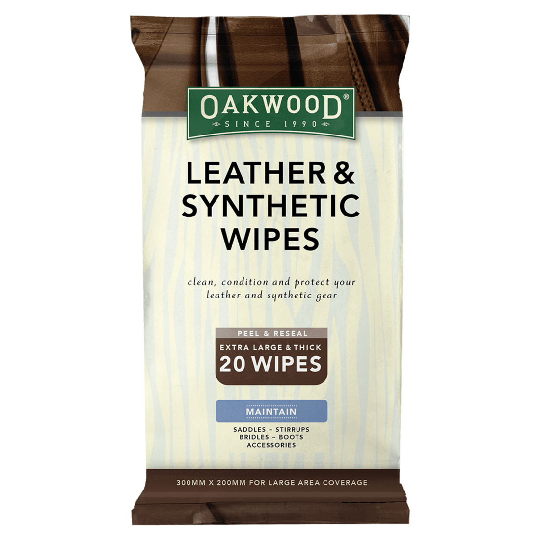 Oakwood Leather And Synthetic Wipes - Saddleworld Devonport