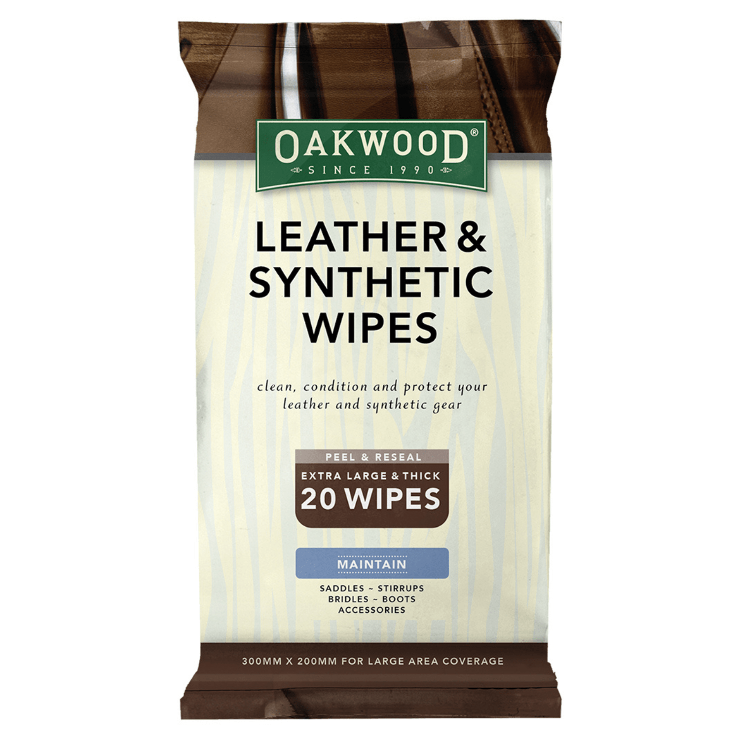 Oakwood Leather And Synthetic Wipes - Saddleworld Devonport