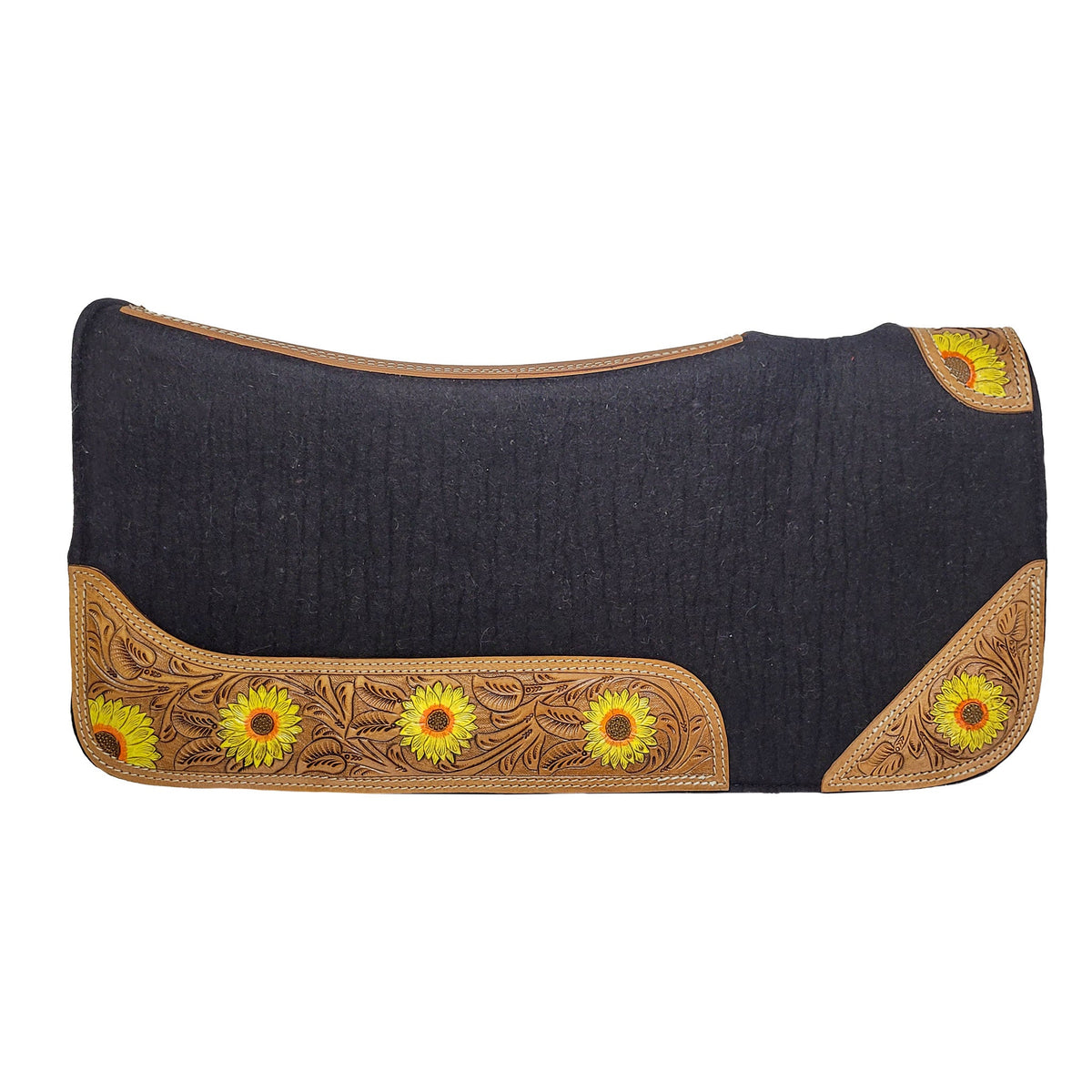 Oregon Sunflower Wool Felt Pad - Saddleworld Devonport