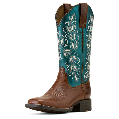 Ariat Round Up Holly Wide Square Toe Western Boot