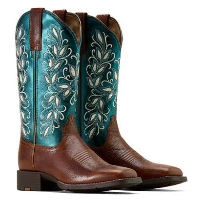 Ariat Round Up Holly Wide Square Toe Western Boot