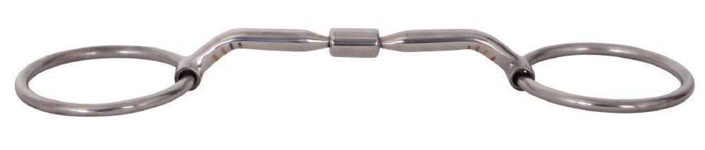 Platinum Loose Ring Snaffle with Roller - Saddleworld Devonport