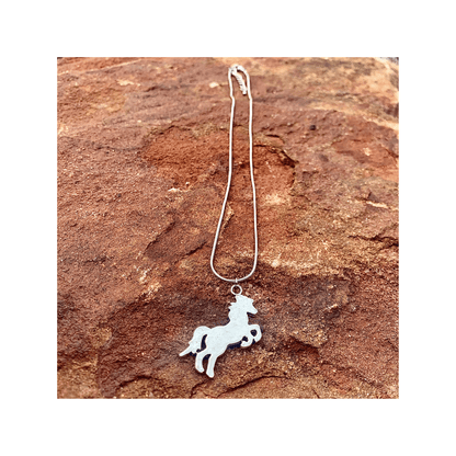 Pretty Necklace with Rearing Horse Pendant - Saddleworld Devonport