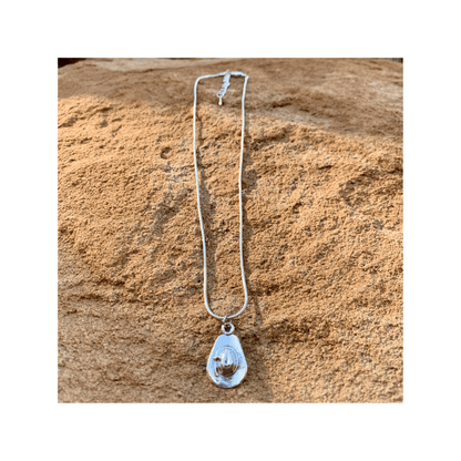 Pretty Silver Cowgirl Hat Necklace - Saddleworld Devonport