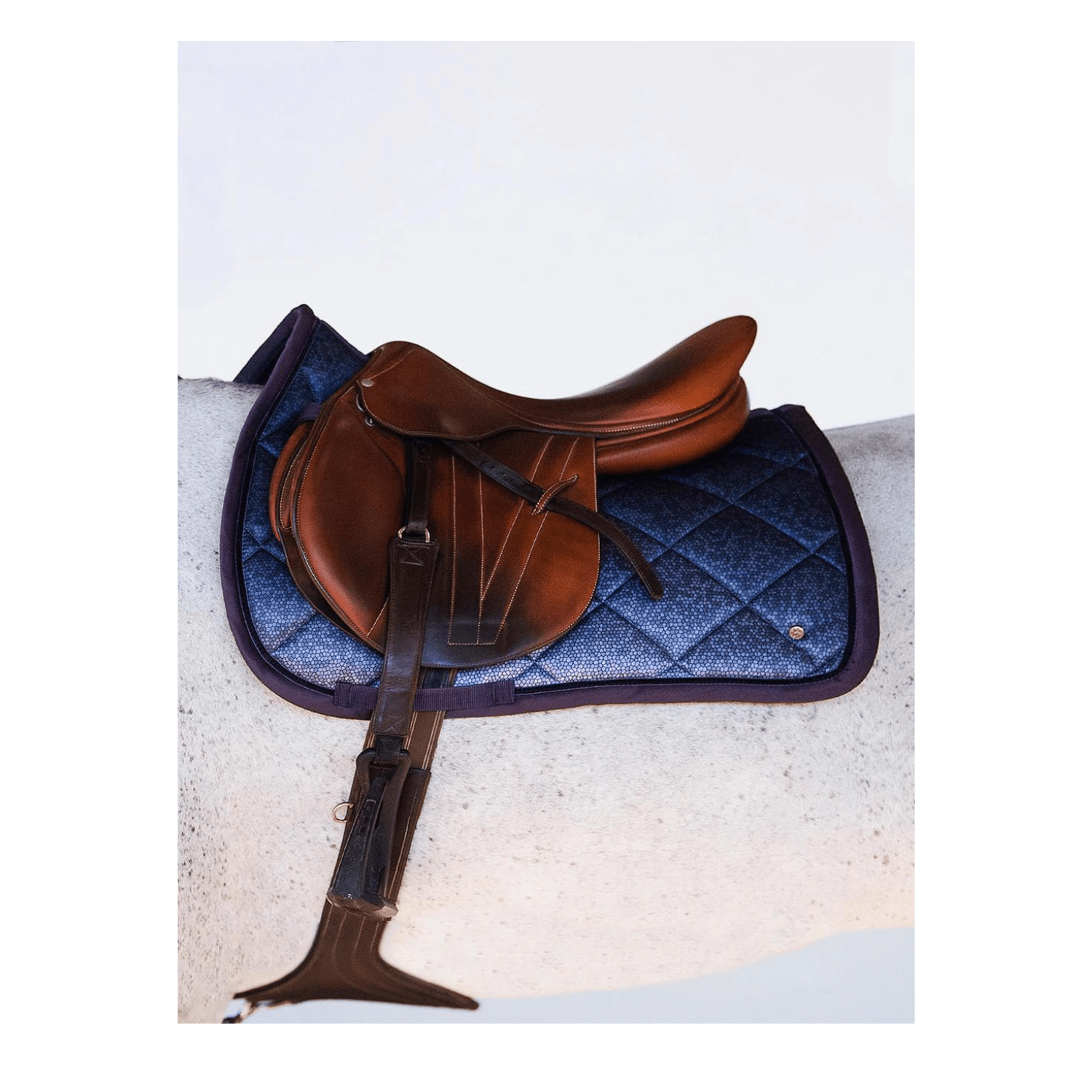 PSOS Ombre Jump Saddle Pad Plum - Saddleworld Devonport