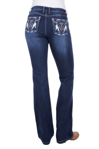 Pure Western Womens Bettina Relaxed Rider Jeans - Saddleworld Devonport