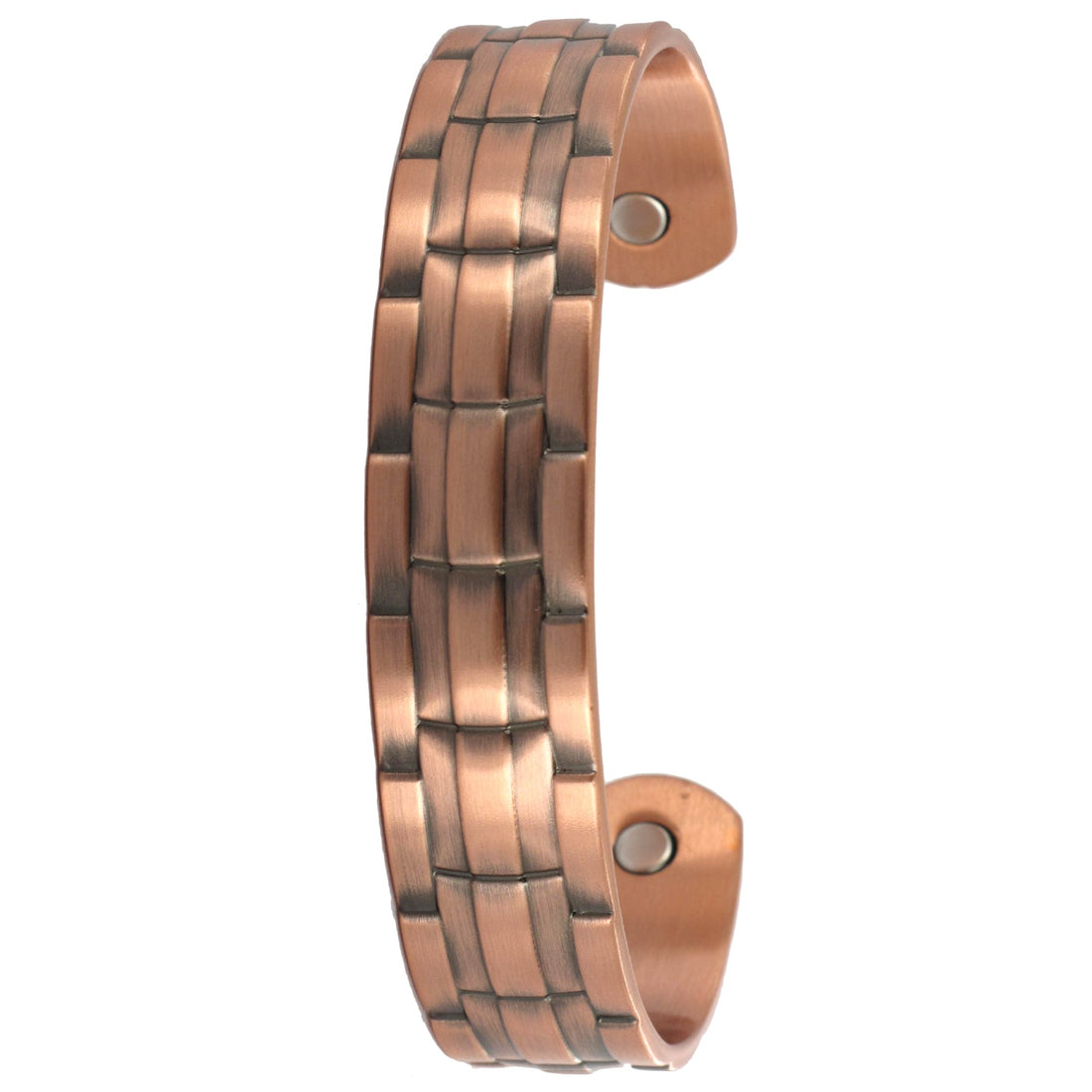 Ribbed Band Copper Bangle - Saddleworld Devonport