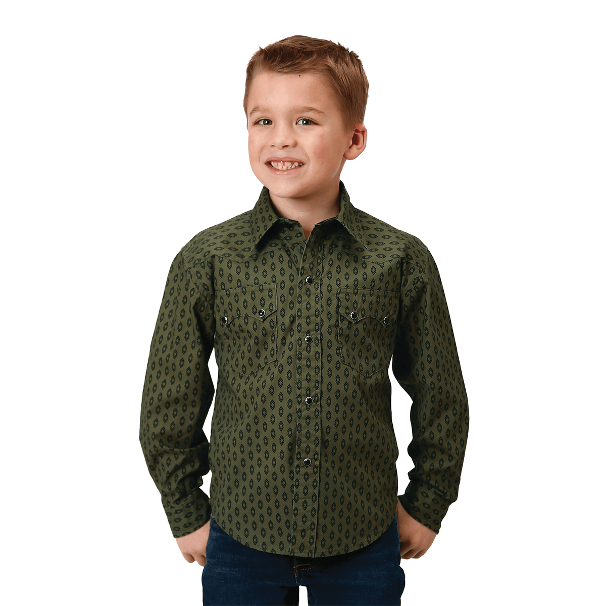 Roper Boys West Made Long Sleeve Shirt - Saddleworld Devonport