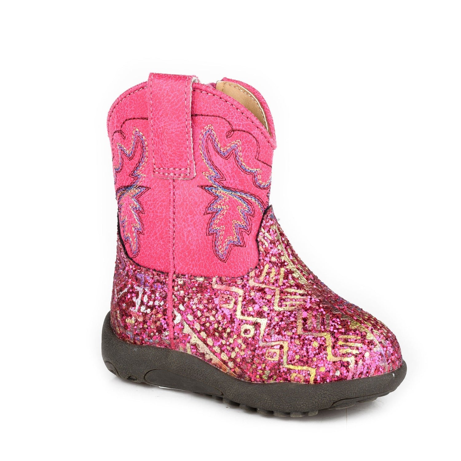 Roper Infant Aztec II Fuschia Glitter - Saddleworld Devonport