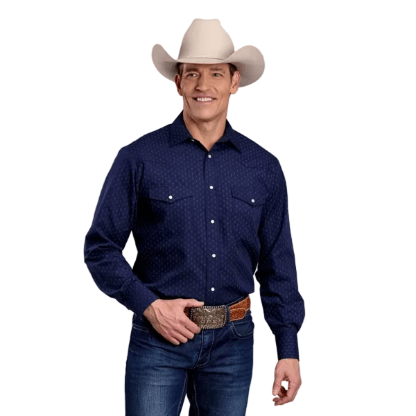 Roper Mens Karman Classic 55/45 Collection Long Sleeve Shirt - Saddleworld Devonport