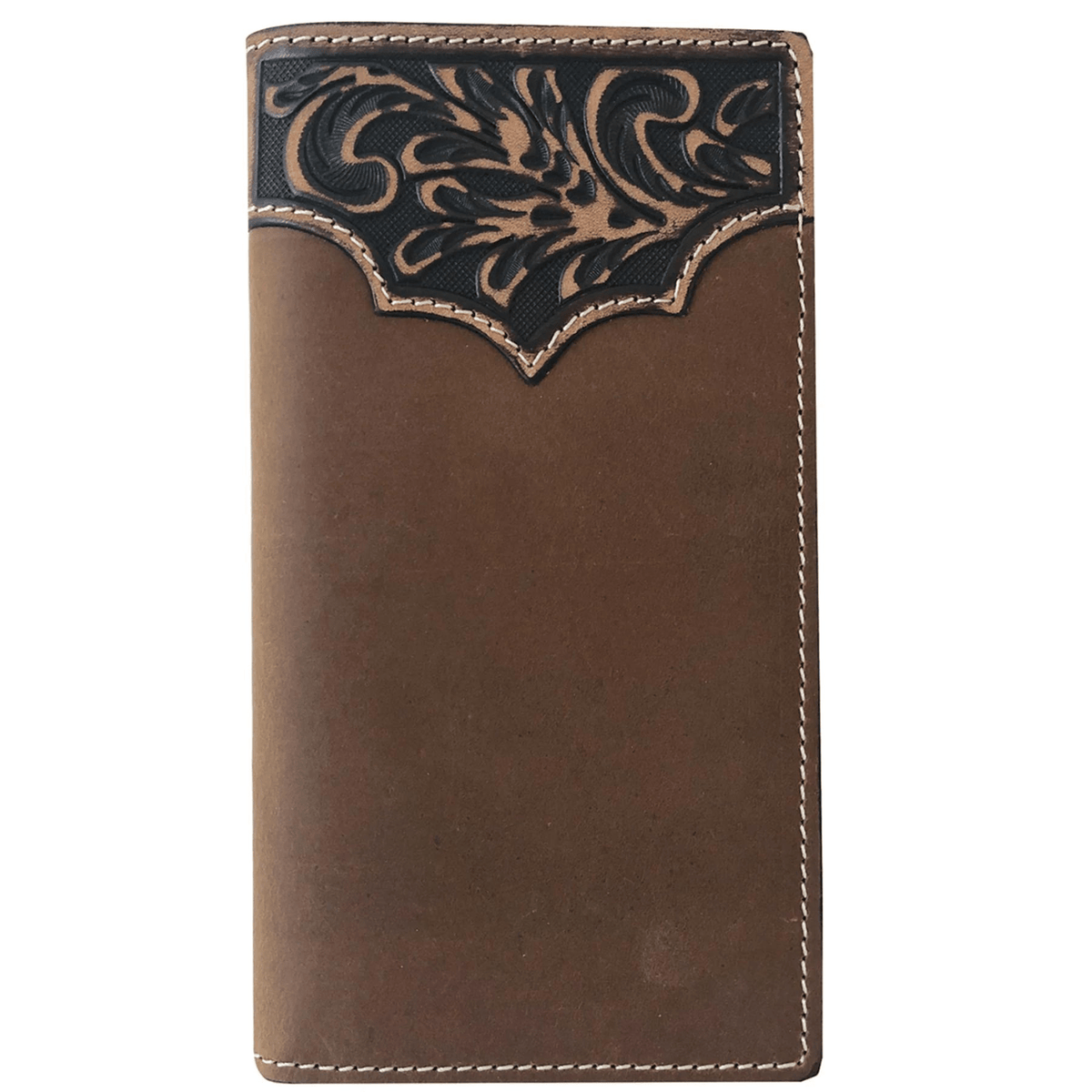 Roper Rodeo Tooled Yoke Wallet - Saddleworld Devonport