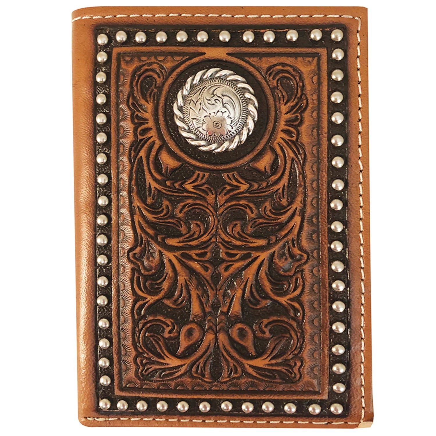 Roper Tri-Fold Tooled Leather - Saddleworld Devonport