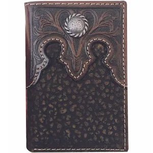 Roper Tri-Fold Tooled Yoke Wallet