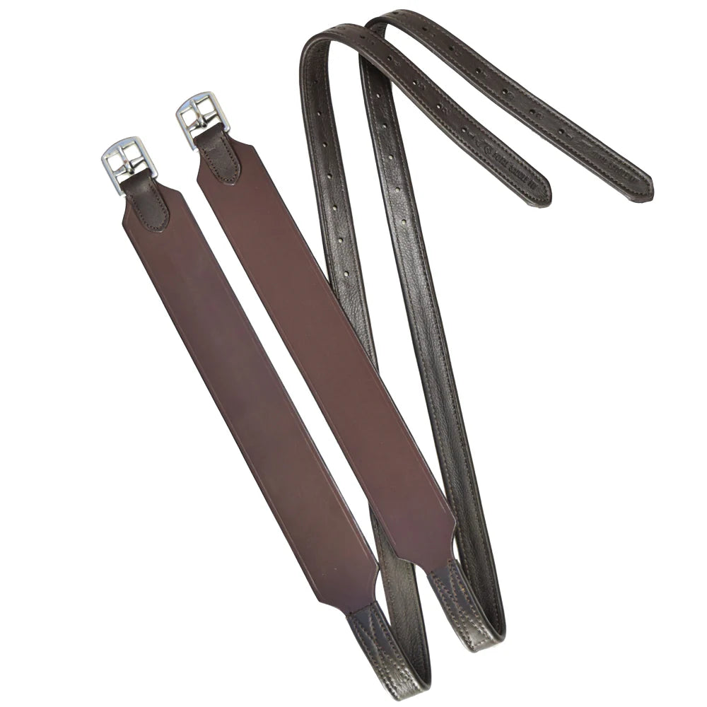 Total Saddle Fit Jump Stability Stirrup Leathers
