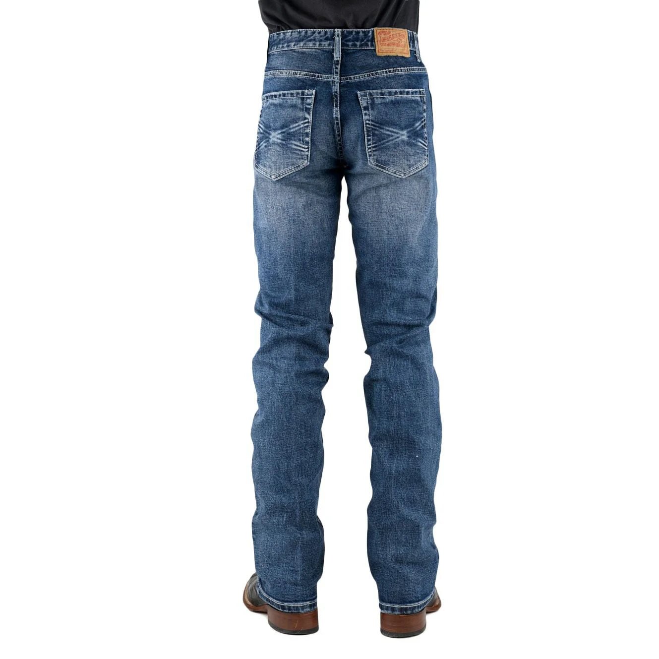 Stetson Mens Denim 1211 X Stitching Blue - Saddleworld Devonport