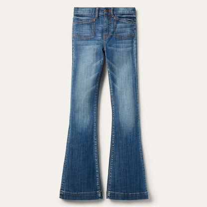 Stetson Womens Denim 921 Flare Plain Blue - Saddleworld Devonport