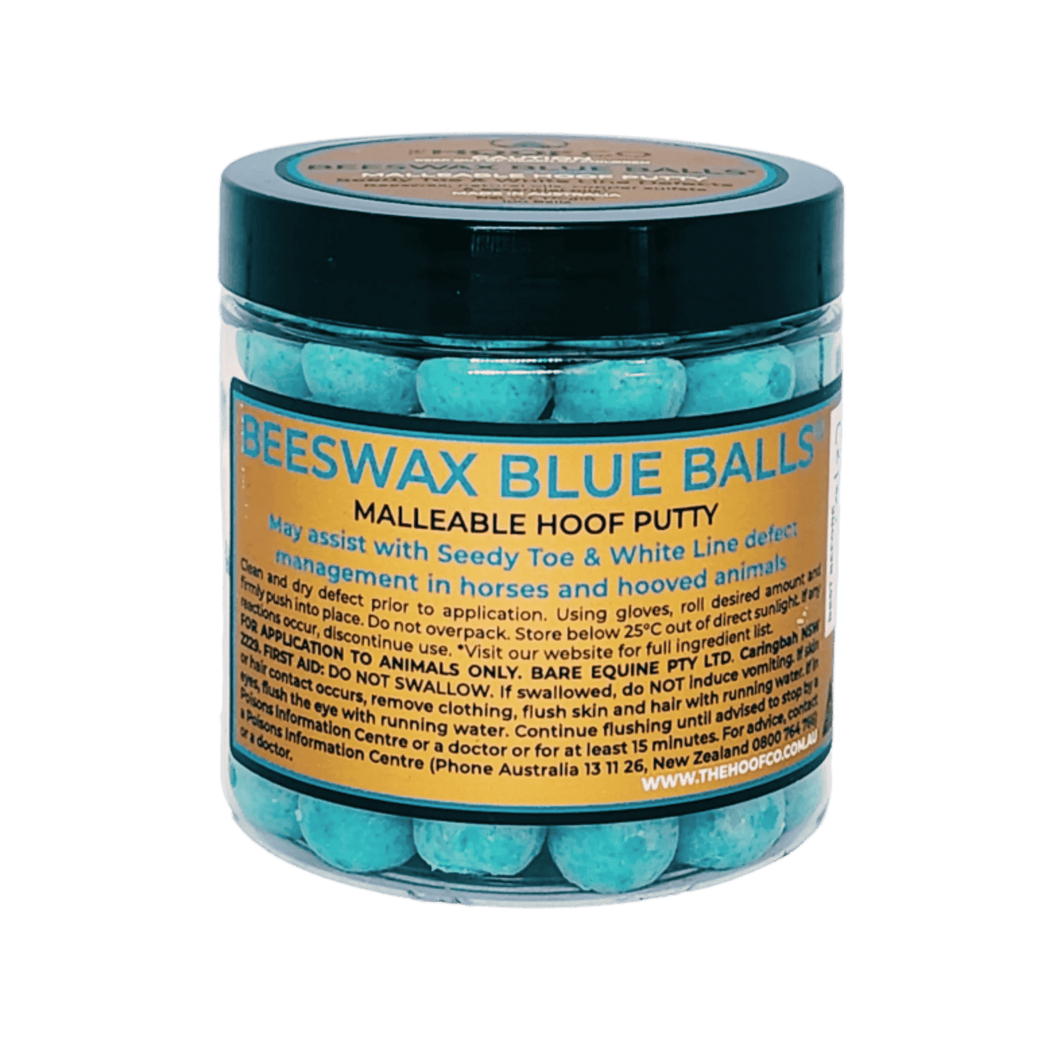 The Hoof Co Beeswax BLUE Balls - Saddleworld Devonport