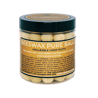The Hoof Co Beeswax PURE Balls - Saddleworld Devonport