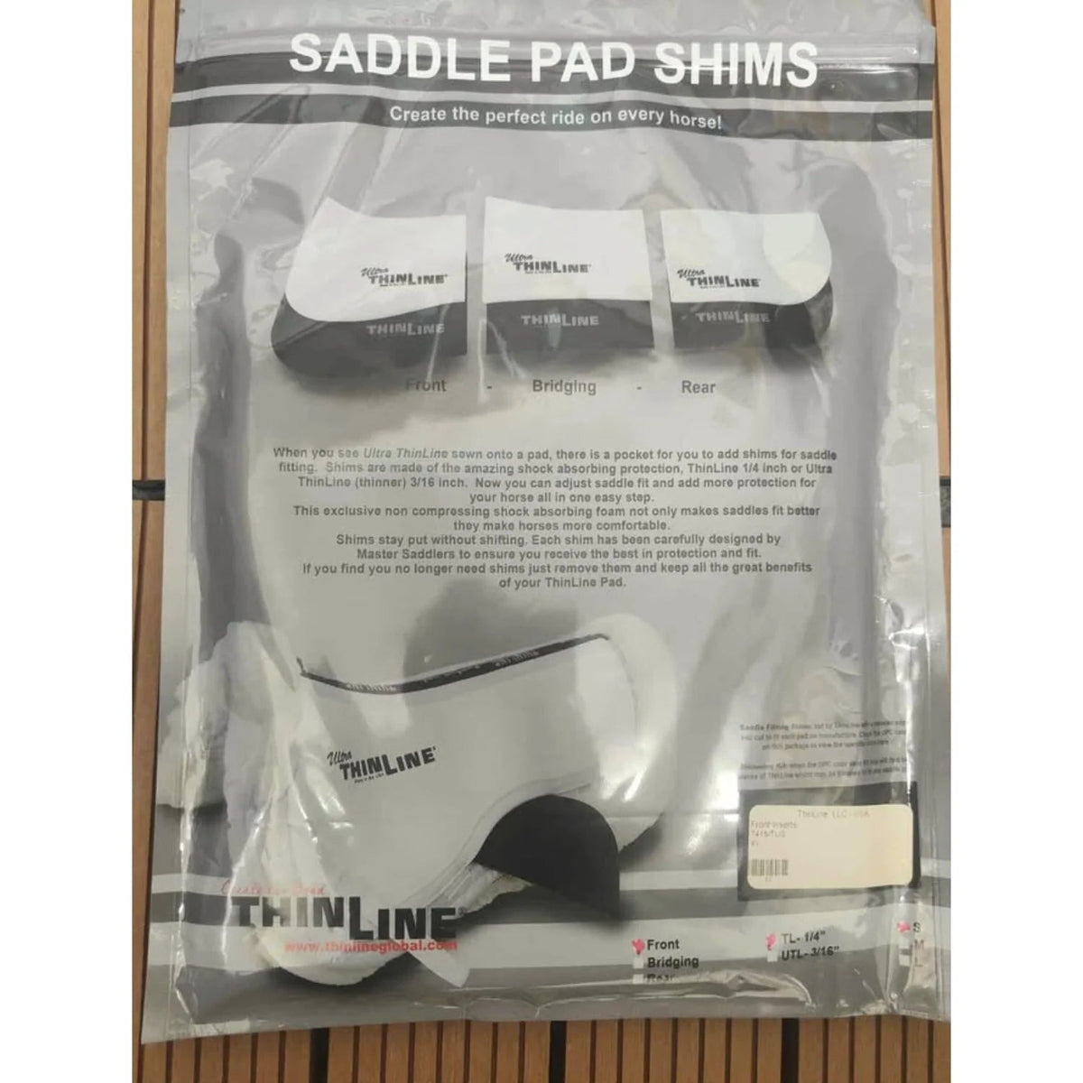 Thinline Rear Shims for Sheepskin Pad - Saddleworld Devonport