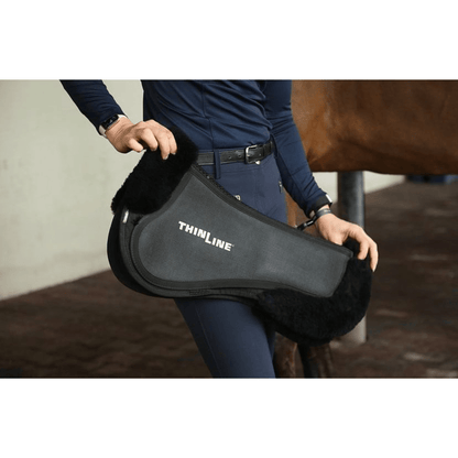 Thinline Trifecta Cotton Half Pad with Sheepskin - Saddleworld Devonport