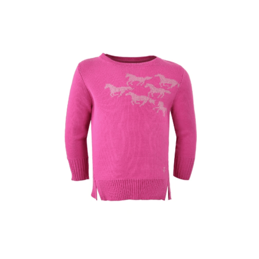 Thomas Cook Girls Running Ponies Knit Jumper - Saddleworld Devonport
