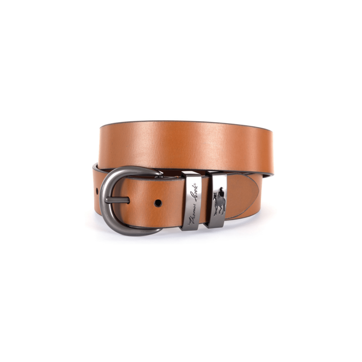 Thomas Cook Gunmetal Belt - Saddleworld Devonport
