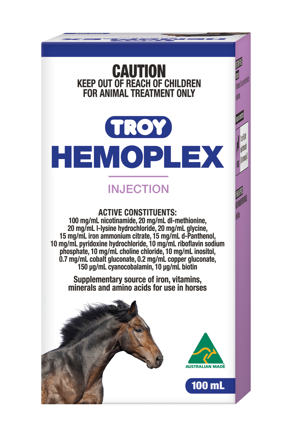 Troy Hemoplex Injection - Saddleworld Devonport