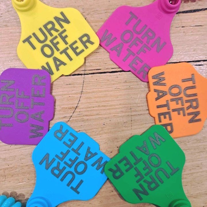 Turn Off Water Tag - Saddleworld Devonport