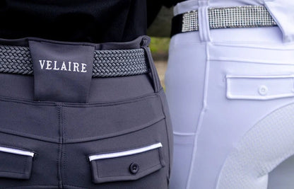 Velaire Secure Seat Breeches - Grey - Saddleworld Devonport
