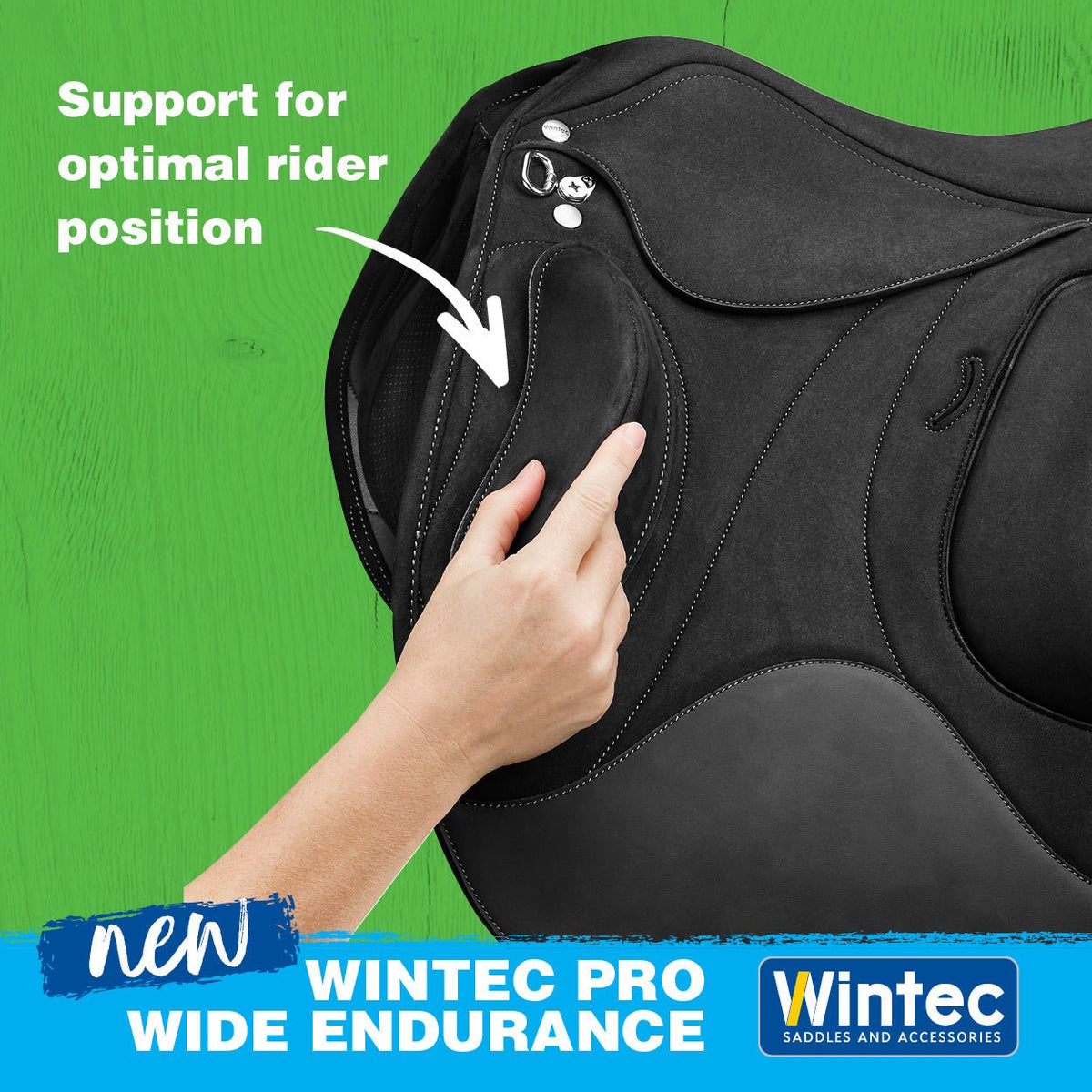 Wintec Pro Wide Endurance Saddle - Saddleworld Devonport