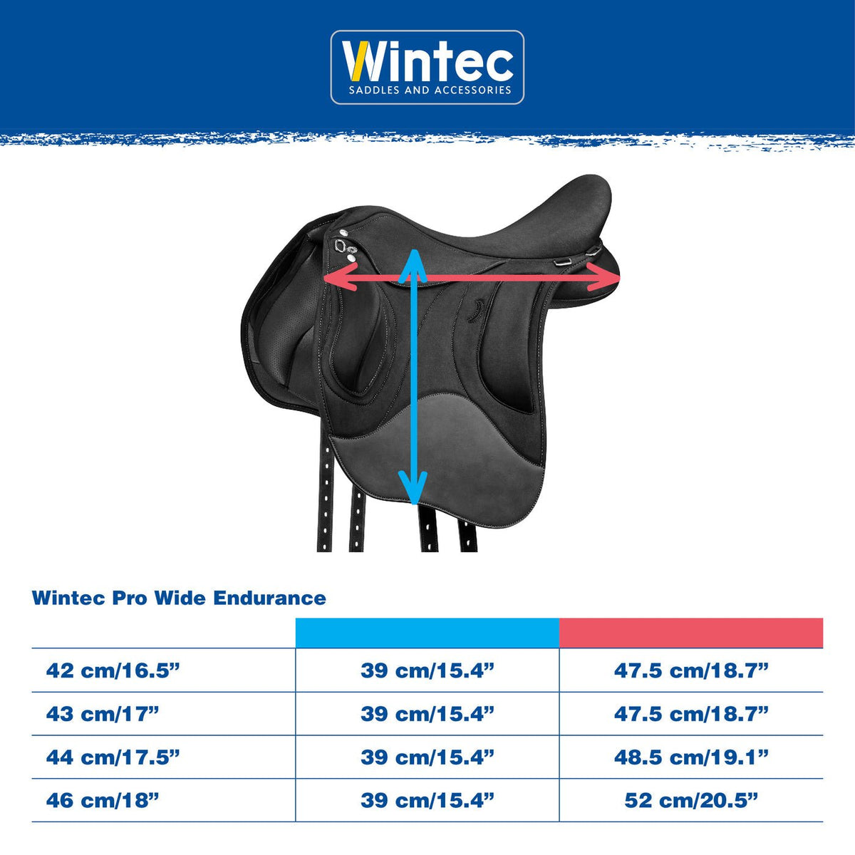 Wintec Pro Wide Endurance Saddle - Saddleworld Devonport
