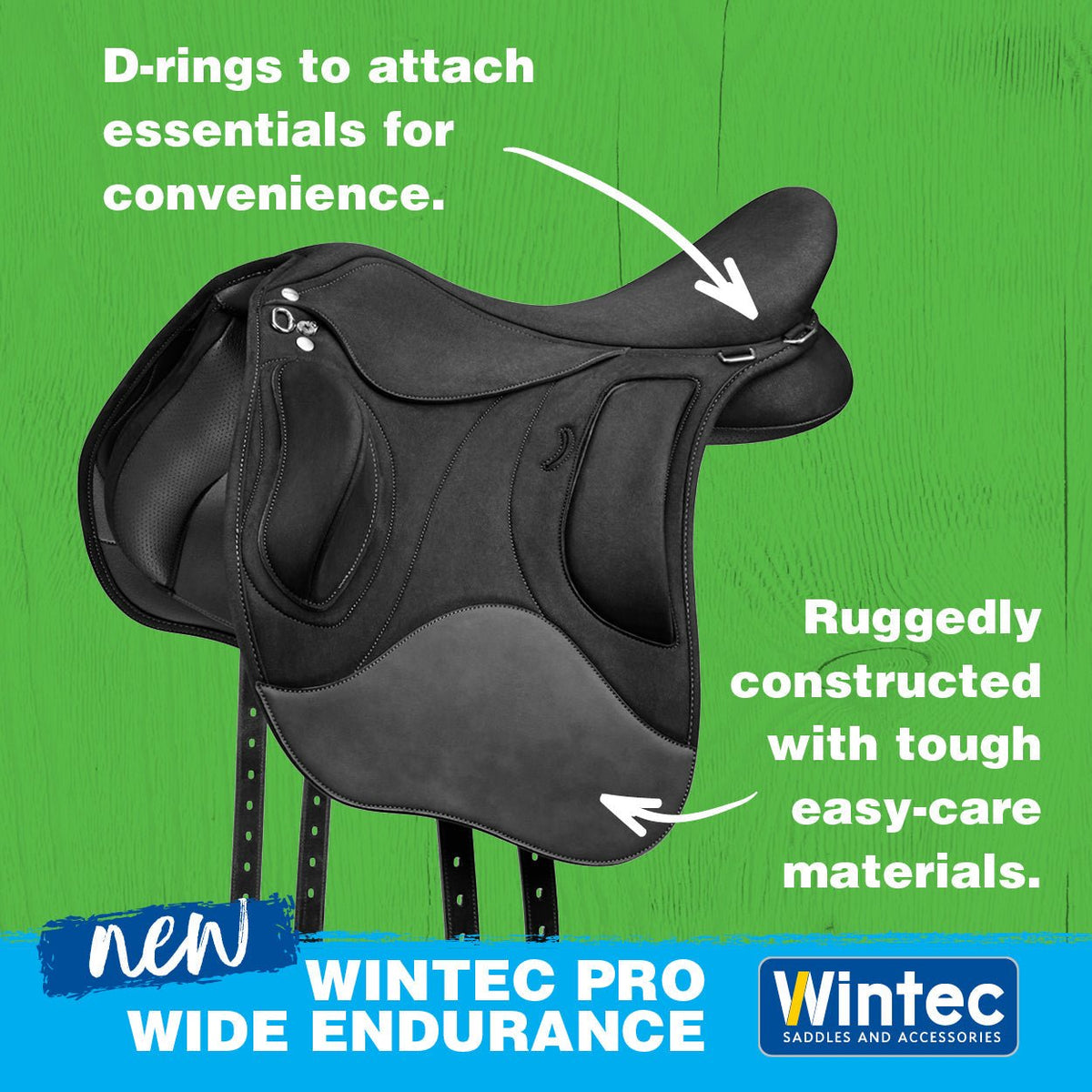 Wintec Pro Wide Endurance Saddle - Saddleworld Devonport