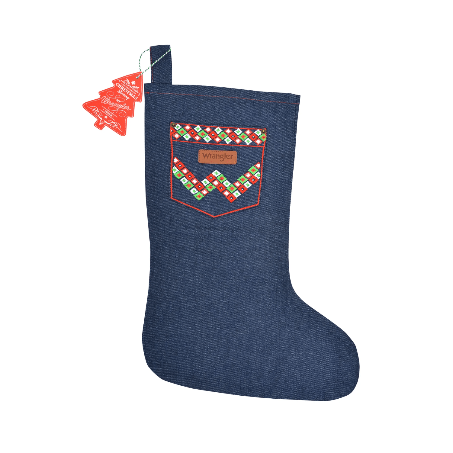 Wrangler Denim Christmas Stocking - Saddleworld Devonport