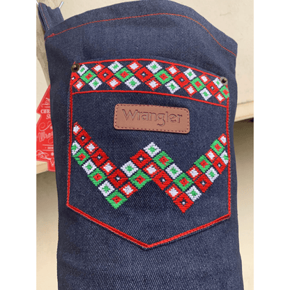 Wrangler Denim Christmas Stocking - Saddleworld Devonport